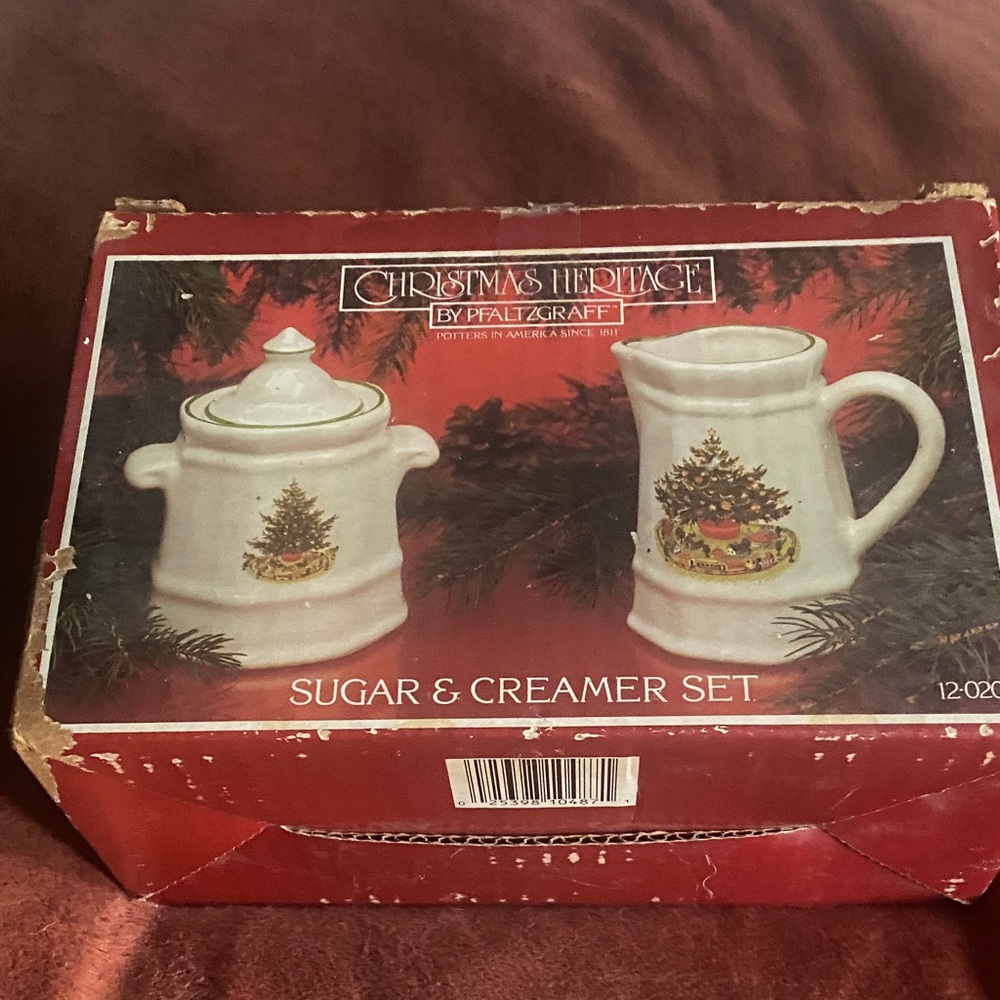 Pfaltzgraff Christmas Heritage Red and White Set